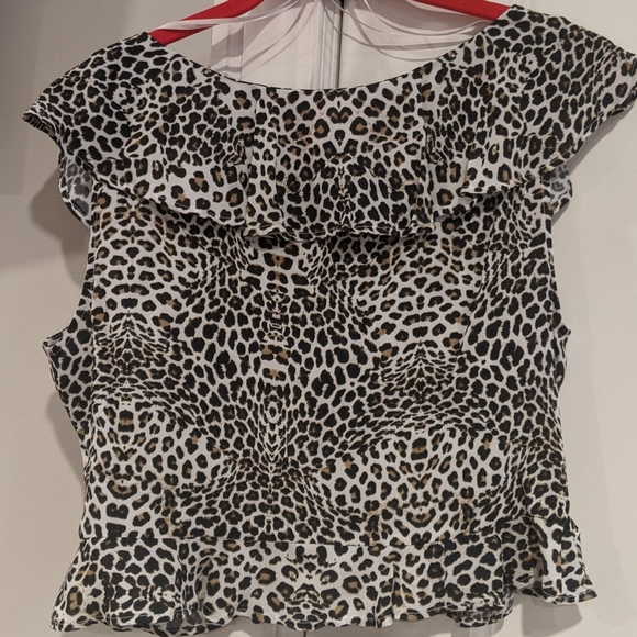 Zara Leopard top size large - Picture 3 of 4